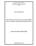 Luận văn Thạc sĩ Toán học: Một tiếp cận cân bằng tách cho mô hình Nash - Cournot với một ràng buộc chung