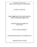 Luận văn Thạc sĩ Kinh tế: Hoàn thiện dự toán ngân sách tại Công ty Phân bón Miền Nam