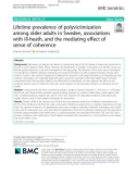 Lifetime prevalence of polyvictimization among older adults in Sweden, associations with ill-heath, and the mediating effect of sense of coherence