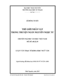 Luận văn Thạc sĩ Khoa học Ngữ văn: Thế giới nhân vật trong truyện ngắn Nguyễn Ngọc Tư