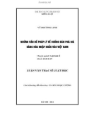 Luận văn Thạc sĩ Luật học: Những vấn đề pháp lý về chống bán phá giá hàng hóa nhập khẩu vào Việt Nam