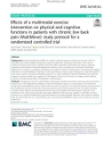 Effects of a multimodal exercise intervention on physical and cognitive functions in patients with chronic low back pain (MultiMove): Study protocol for a randomized controlled trial