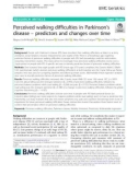 Perceived walking difficulties in Parkinson's disease – predictors and changes over time