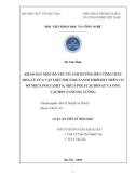 Luận án Tiến sĩ Hóa học: Khảo sát một số yếu tố ảnh hưởng đến tính chất hóa lý của vật liệu polyme nanocompozit trên cơ sở nhựa polyamit 6, nhựa polycacbonat và ống cacbon nano đa tường