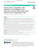 Socioeconomic inequalities in life expectancy and disability-free life expectancy among Chilean older adults: Evidence from a longitudinal study