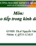 Đề tài Giao tiếp trong kinh doanh: Kỹ năng chăm sóc khách hàng