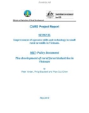 Báo cáo giai đoạn: Improvement of operator skills and technology in small rural sawmills in Vietnam (MS7)