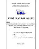 Khóa luận tốt nghiệp: Kinh doanh ngoại hối tại ngân hàng thương mại cổ phần kỹ thương Việt Nam - Hiện trạng và giải pháp