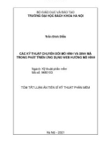 Tóm tắt Luận án Tiến sĩ Kỹ thuật phần mềm: Các kỹ thuật chuyển đổi mô hình và sinh mã trong phát triển ứng dụng web hướng mô hình