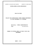 Summary of doctoral thesis in public policy and management: Policy for developing young human resources in the northwest of Vietnam