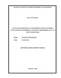 Doctor of philosophy thesis: State manamgement in diversification of credit activities of commercial banks in Hochiminh city to the year of 2020