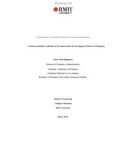 Doctoral thesis of Philosophy: An exploration of threshold concepts in accounting education