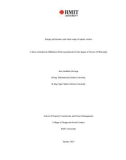 Doctoral thesis of Philosophy: Energy performance and water usage of aquatic centres