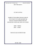 Tóm tắt Luận án Tiến sĩ Y học: Nghiên cứu đặc điểm lâm sàng, một số yếu tố nguy cơ và kết quả điều trị hoại tử vô mạch chỏm xương đùi bằng huyết tương giàu tiểu cầu tự thân