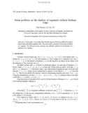 Báo cáo Some problem on the shadow of segments infinite boolean rings 