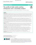 The profile of older adults seeking chiropractic care: A secondary analysis