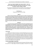 Báo cáo nghiên cứu khoa học: ĐÀO TẠO NGHỀ NGHIỆP CHO THANH NIÊN - YẾU TỐ QUAN TRỌNG ĐẢM BẢO CHO VIỆC GIẢI QUYẾT VẤN ĐỀ AN SINH VÀ PHÁT TRIỂN XÃ HỘI