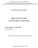 Tóm tắt Luận án Tiến sĩ Văn hóa học: Hiện tượng giả dối từ góc nhìn văn hóa học