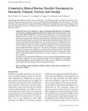 Báo cáo khoa học: Cumulative Risk of Bovine Mastitis Treatments in Denmark, Finland, Norway and Sweden