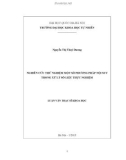 Luận văn Thạc sĩ Khoa học: Nghiên cứu thử nghiệm một số phương pháp nội suy trong xử lý số liệu thực nghiệm