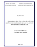 Luận văn Thạc sĩ Sinh học: Đánh giá khả năng tăng cường tích lũy tinh bột ở cây thuốc lá chuyển gen AGPS và AGPL mã hóa enzyme agpase ở cây sắn