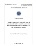 Luận án Tiến sĩ Công nghệ sinh học: Nghiên cứu phát sinh loài, phân loại và đặc điểm các chủng vi khuẩn acetic kích thích sinh trưởng thực vật phân lập tại các tỉnh phía nam Việt Nam