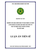 Luận án tiến sĩ Nông nghiệp: Nghiên cứu đặc điểm dịch tễ học bệnh Lở mồm long móng và đánh giá hiệu quả kinh tế một số biện pháp phòng chống tại Việt Nam