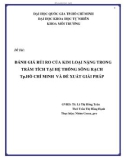 Báo cáo tốt nghiệp: Đánh giá rủi ro của kim loại nặng trong trầm tích tại hệ thống sông rạch Tp. Hồ Chí Minh và đề xuất giải pháp