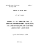 Luận án 'Nghiên cứu đặc điểm lâm sàng, cận lâm sàng và kết quả điều trị thoát vị bẹn bằng mổ mở đặt mảnh ghép theo Lichtenstein tại Cần Thơ'