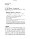 Báo cáo hóa học: Research Article The Over-Relaxed A-Proximal Point Algorithm for General Nonlinear Mixed Set-Valued Inclusion Framework