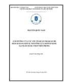 Luận văn Thạc sĩ: Ảnh hưởng của các yếu tố quản trị quan hệ khách hàng đến sự hài lòng của khách hàng tại Ngân hàng TMCP Tiên Phong