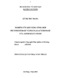 Luận văn đề tài : Nghiên cứu khả năng tổng hợp pectinase của nấm mốc phân lập từ cơ chất giàu pectin và ứng dụng trong công nghệ thực phẩm