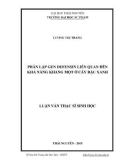 Luận văn Thạc sĩ Sinh học: Phân lập gen defensin liên quan đến khả năng kháng mọt ở cây đậu xanh