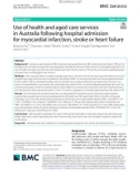 Use of health and aged care services in Australia following hospital admission for myocardial infarction, stroke or heart failure