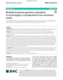 Multidimensional geriatric evaluation in acromegaly: A comparative cross-sectional study