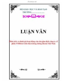 Luận văn: Phân tích và đánh giá hoạt động của sàn giao dịch công ty cổ phần VNDirect trên thị trường chứng khoán Việt Nam