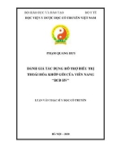 Luận văn Thạc sĩ Y học: Đánh giá tác dụng hỗ trợ điều trị thoái hóa khớp gối của viên nang 'BCĐ HV'