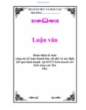 Tiểu luận kế toán : Một số đề xuất hoàn thiện tổ chức công tác kế toán doanh thu, chi phí , xác định kết quả kinh doanh tại DNTN kinh doanh chế biến nông sản Tân Phú.