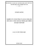 Luận án Tiến sĩ Hóa học: Nghiên cứu ảnh hưởng của hàm lượng oxi đến chất lượng ngô hạt trong quá trình bảo quản kín khí