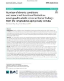 Number of chronic conditions and associated functional limitations among older adults: Cross-sectional findings from the longitudinal aging study in India