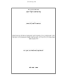 Luận án Tiến sĩ Lịch sử: Đảng bộ Quân đội lãnh đạo xây dựng lực lượng hậu cần trong cuộc kháng chiến chống Mỹ, cứu nước từ năm 1969 đến năm 1975