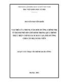 Luận văn Thạc sĩ Chính sách công: Vai trò của trung tâm bồi dưỡng chính trị ở Thành phố Hồ Chí Minh trong quá trình thực hiện chính sách đào tạo, bồi dưỡng cho cán bộ, đảng viên