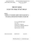 Luận văn: NGHIÊN CỨU HỆ ĐIỀU KHIỂN THÍCH NGHI MỜ VÀ ỨNG DỤNG CHO HỆ TRUYỀN ĐỘNG CÓ KHE HỞ