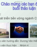 Tiểu luận Phát triển bền vững ngành công nghiệp Việt Nam