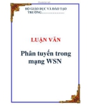 LUẬN VĂN: Phân tuyến trong mạng WSN