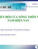 Thảo luận: Sự biến đổi của nông thôn Việt Nam hiện nay