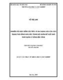 Luận văn Thạc sĩ Khoa học lâm nghiệp: Nghiên cứu đặc điểm cấu trúc và đa dạng loài của các trạng thái rừng giàu Bắc Trung Bộ nhằm đề xuất giải pháp quản lý rừng bền vững