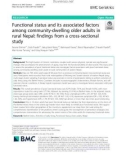 Functional status and its associated factors among community-dwelling older adults in rural Nepal: Findings from a cross-sectional study