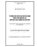 Luận văn Thạc sĩ Luật học: Tư tưởng pháp quyền, dân chủ Hồ Chí Minh trong Tuyên Ngôn độc lập, Hiến pháp 1946 và những giá trị kế thừa