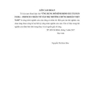 Luận văn Thạc sĩ Kinh tế: Ứng dụng mô hình định giá tài sản Fama – French 5 nhân tố vào thị trường chứng khoán Việt Nam